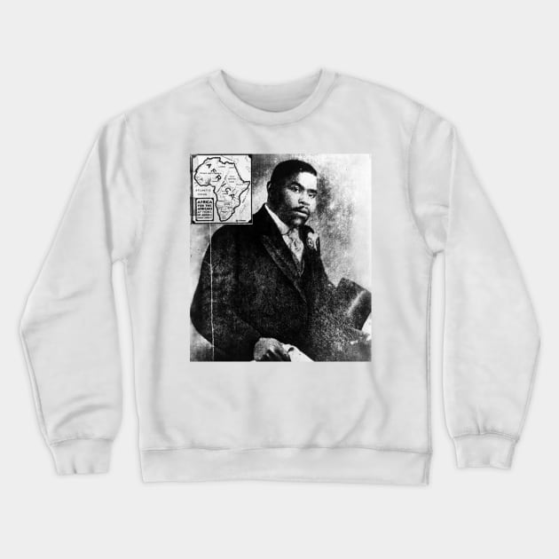 Marcus Garvey Portrait Crewneck Sweatshirt by Soriagk